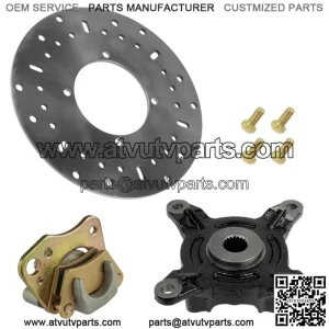 Front R Brake Caliper & Disc w/ Hub For Polaris Ranger 400 2012 (For: Polaris Sportsman 570)