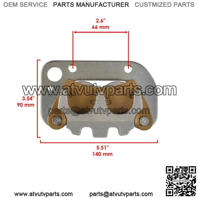 Front L & R Brake Caliper for Polaris Sportsman ACE 570 Euro 2015 - Image 2