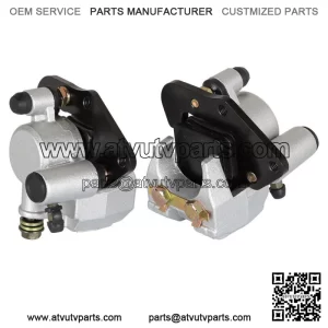 Front L/R Brake Calipers W/Pads For Kawasaki Prairie 360 KVF360 2003-2013 NEW