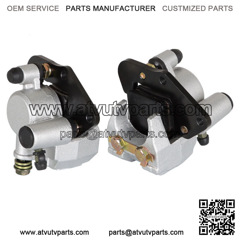 Front L/R Brake Calipers W/Pads For Kawasaki Prairie 360 KVF360 2003-2013 NEW