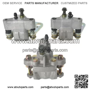 Front & Rear Brake Calipers Pads For Polaris Sportsman 450 500 570 800 2007-2009