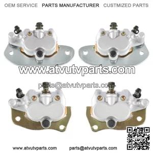 For Yamaha Rhino 700 YXR700 2008-2013 With Pads Front & Rear Brake Calipers