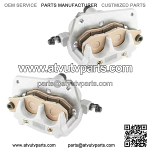 Front Left Right Brake Caliper w/ Pad for Yamaha YFZ 450 YFZ450R YFZ450X 2004-25