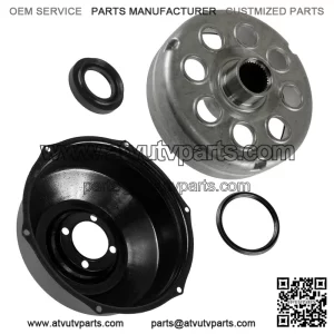 43620-HP5-600 Rear Brake Drums & Seals For Honda Rancher 420 TRX420 2007-2013