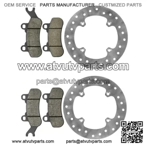 Front or Rear Brake Disc with Pads for Can-Am Defender Max HD10 2018 - 2023