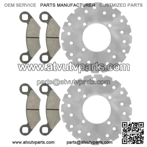 Polaris Scrambler 500 2X4/4X4 2001-2009 Front Brake Disc Rotors w/Pads