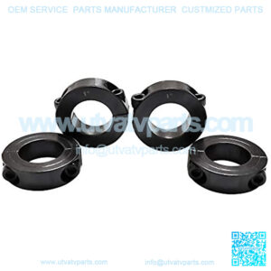 Double Split Shaft Collar Bore 5/8 Inch Black Oxide Set Style Two-Piece Clamping 4pcs