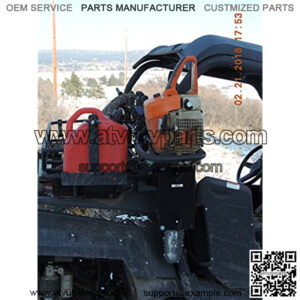 OEM UTV Roll Bar Chainsaw Mount Fits all Round Roll Bars 1 1/2" to 2" RCM-3012