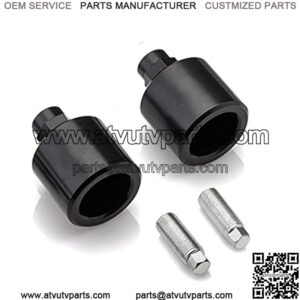 Fits Polaris 2" Front Suspension Lift Kit Sportsman + Ranger ATV Spring Spacers (Black) T6 Billet