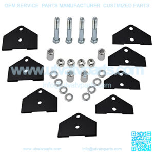 Suspension Lift Kits - Front Rear 2 inch Full Lifter Rise Mount Brackets Compatible with UTV/ATV Polaris RZR 800 EFI