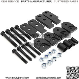 ATV Full Lift Kit 2inch Full Suspension Lift All?Terrain Vehicle Lifting Tool Black Fit for Yamaha Rhino 450/660/700