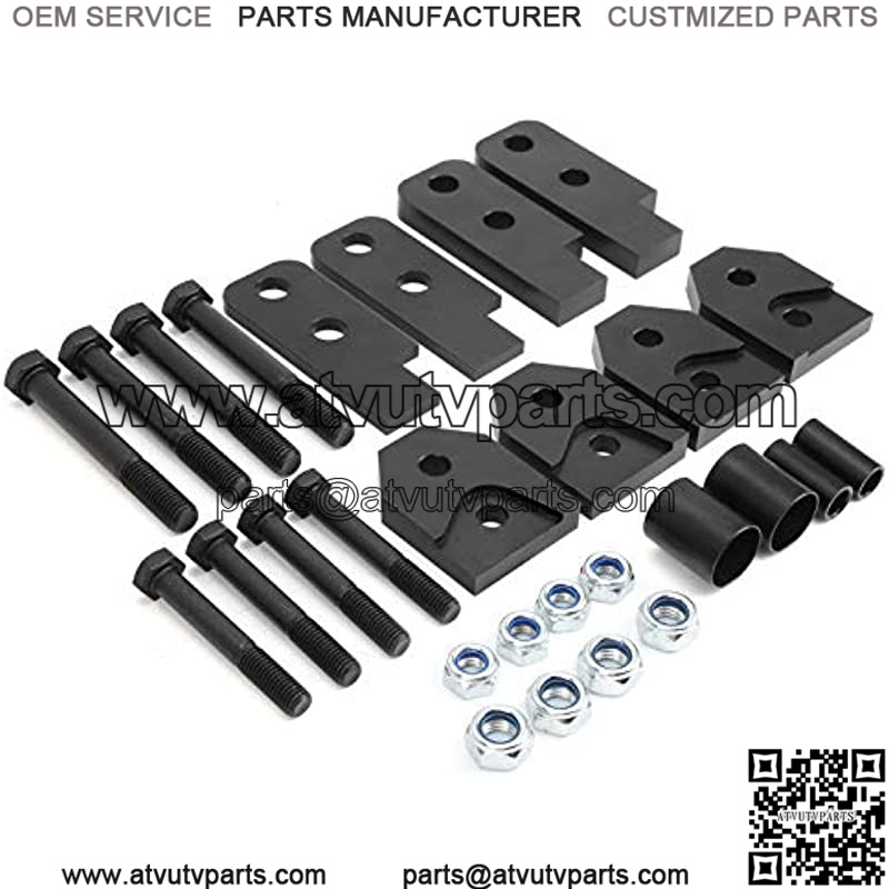 ATV Full Lift Kit 2inch Full Suspension Lift All?Terrain Vehicle Lifting Tool Black Fit for Yamaha Rhino 450/660/700