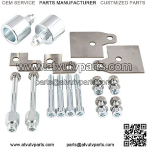 ATV Lowering Lift Kits Compatible with Polaris Sportsman 500 800 EFI XP 850 HO EPS 1999-2014,Stainless Steel,2" Front 1.5" Rear,Full Suspension Lift Kit