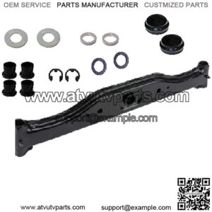 Craftsman 532418168 Front Axle Kit,(1) 532418168 axle,(4) 532003366 bearings (2) 532121748 washers,(2) 812000029 ring clips,(2) 819272016 washers,(2) 532006266 thrust washers,(2) 532121232 caps