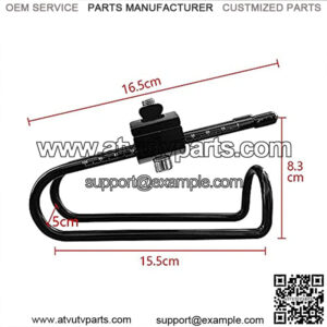 Bicycle Seat Shock Absorber,Bike Rear Shocks,Bicycle Saddle Alloy Spring Steel Suspension Device,Bike Saddle Suspension Device for Mountain Road Leisure Bike,Load Bear to 440 Pounds