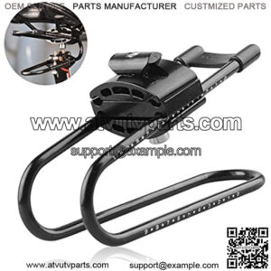 Bicycle Seat Shock Absorber Bike Saddle Suspension Device with Clear Scale for MTB Mountain Road Bike, Support Max Load: 220lbs, Spring Steel, Black