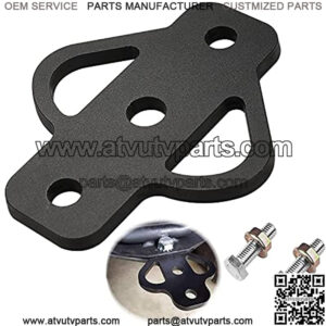 3-Way Trailer Hitch Adapter Receiver Hitch for Lawn Mower Three Way ATV Hitch Attachments for Golf Cart Garden Tractor Flat Towing Tow Ball Mount Lawn Mower Chain and Tow Strap (1)