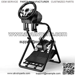 PXN-A9 Racing Steering Wheel Stand for Logitech G25 G27 G29 G920 G923 GT500 T300RS/ PXN V9 V900 Folding Bracket Collapsible Tilt-Adjustable Racing Stand (Wheel&Pedals Not Included)