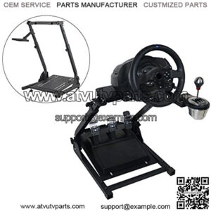 Foldable Racing Steering Wheel Stand Plus Gearshift Mount for Logitech G920 Racing Wheel, Pedal & Shifters