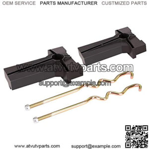 8V Battery Hold Down Plate with Rods Kit for Club Car Precedent 2008.5-up Golf Cart, OEM#103374801 103357701