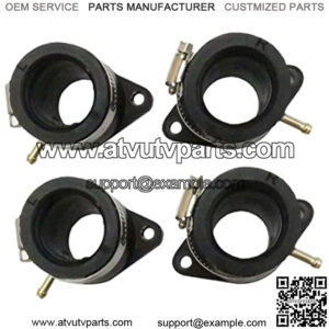 4 Pack Carburetor Intake Manifold Boot Joint Carb Holder for Yamaha XJ650 (2 Left 2 Right)