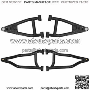 Super ATV High Clearance Front Forward Upper and Lower A-Arms - 2009-14 Full Size Polaris Ranger XP 700 | XP 800