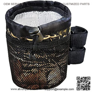 Cover New Maple Leaf Camo Series X P RZR UTV/ATV Roll Bar Cup Holder,2 Adjustable Straps and 2 Separated Mesh Pocket of Large Space,Universal Suitable for Wheelchair,Stroller and Folding.