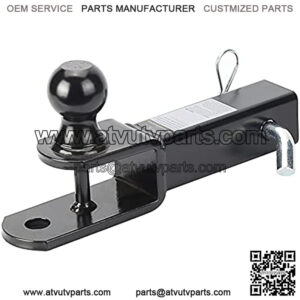3IN1 ATV/UTV 2 Inch Receiver Hitch Ball Mount with 2 Inch Ball