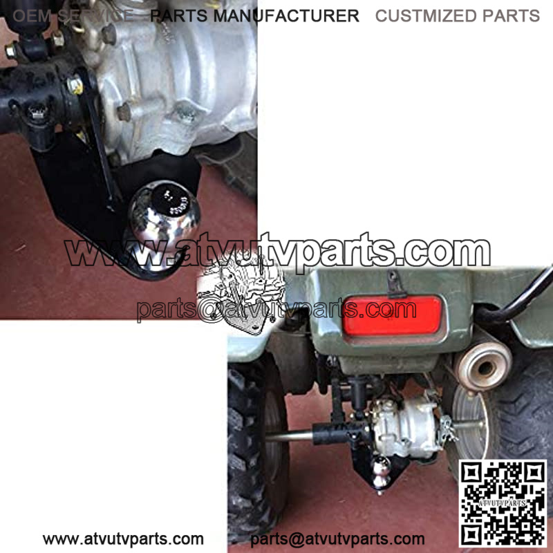 Fit for Honda 250 Recon TRX ATV Hitch 1997-2018 With Hardware - Image 3