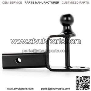 ATV/UTV Mount with Hitch Ball and Winch Strap Loop (1 7/8" Ball, 2" Shank) (66027)