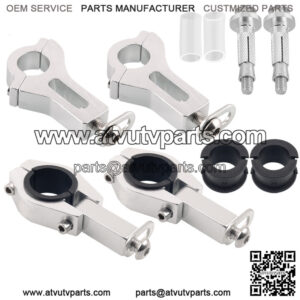 Off-road motorcycle all-inclusive hand guard clip 22/28 card word installation accessory clip expansion screw card seat