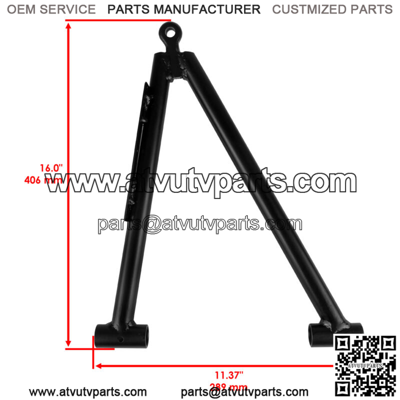 Front Lower Right A-Arm for Polaris Ranger 400 4x4 2010 2011 2012 w/ Ball Joint - Image 2