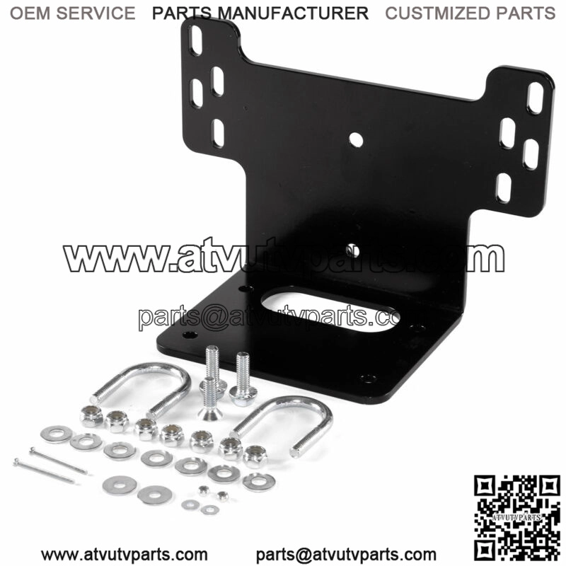 Heavy-Duty UTV Winch Mount Bracket Kit for 2005-2016 Kawasaki Mule 600 610 4x4