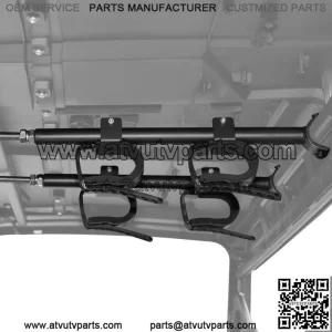 UTV Overhead Roof Gun Holder Bow Rifle Rack For Polaris Can Am Pioneer Honda