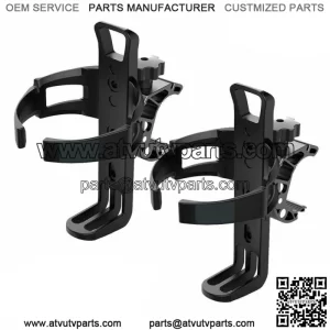 2PCS Cup Holder Drink Bottle Cage for Bike ATV UTV Boat Wheelchair Honda Yamaha