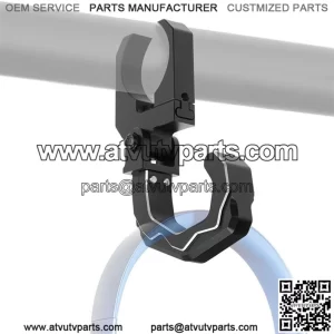 1.6"-2" Roll Bar Helmet Hook Headset Hanger Mount for Polaris Can Am X3 UTV ATV