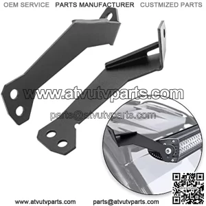 Upper Roof Brackets Roll Bar Cage Mount for 32" Straight/Curved LED Light Bar Compatible with Polaris RZR 900 1000