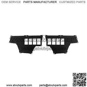 KEMIMOTO Dash Switch Panel, 8 Switch Panel Plate Compatible with Polaris RZR XP 1000 900 Set of 2 Black Powdercoated Dash Plate