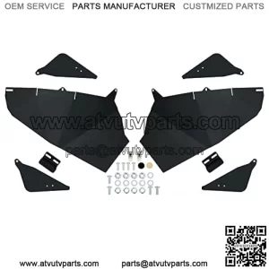 Lower Half Door Inserts Panels Compatible with 2014-2022 Polaris RZR XP S 1000/ S 900/ XP 1000/ XP 900/ XP,Black Iron Doors,2 Seater Bottom Doors