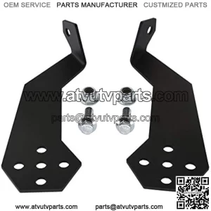 Below Roof Windshield 30 inch Curved/Straight LED Light Bar 5 Mount Position Brackets Compatible with Polaris RZR XP 900 1000