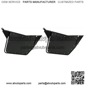 UTV Doors Fits for 2008-2014 Polaris RZR XP 900/800/800 S/570 2 Door Models,Heavy Duty Dual Stage Automotive Style Slam Latch (Set of 2).