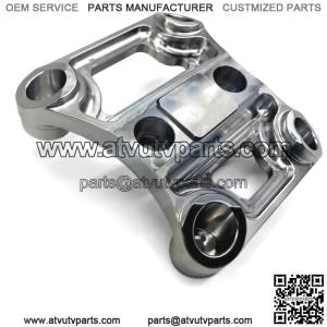 LM UTV 2017-2021 Can-Am Maverick X3 Rear Radius Rod Plate - Machined Finish