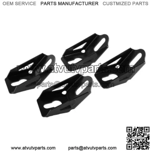 Tusk Maverick X3 Tie Down Adapters 4 Pack Black Powder Coated For CAN-AM