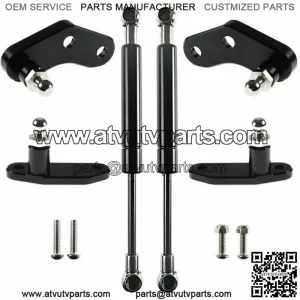 Black Billet Aluminum Anodized Door Opener Kits For 2017-2020 Can-Am Maverick X3