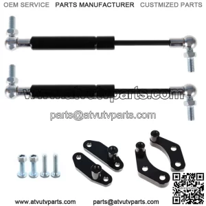 For 17-20 Can-Am Maverick X3 Pair Black Billet Aluminum Anodized Door Opener Kit