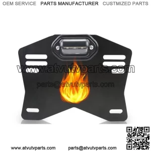 Universal LED License Plate Light Holder for ATV/UTV Can Am X3 Polaris RZR 1000 (For: More than one vehicle)