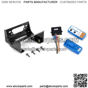 For UTV Kawasaki Teryx/4 750 800 Winch Mounting Plate W/ Winch Remote Control (For: More than one vehicle)