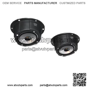 Angled Speaker Enclosures Boxes Pods Mount Door Kick Panel Rear Front Deck 6.5" (Fits: Yamaha Rhino 660)