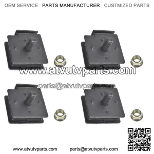 NEW RHINO 660 BOTTOM & TOP ENGINE MOUNT RUBBER DAMPER KIT For Yamaha 2004-2007 (Fits: Yamaha Rhino 660)