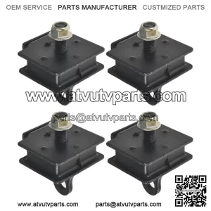For 2004-2007 Yamaha  RHINO 660 BOTTOM & TOP ENGINE MOUNT RUBBER DAMPER KIT (Fits: Yamaha Rhino 660)
